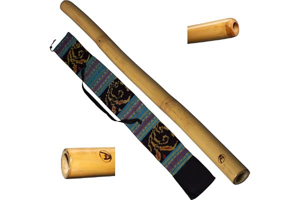 Australian Treasures - DIDGERIDOO: Bamboo PRO-series - 120cm incluant un sac de didgeridoo