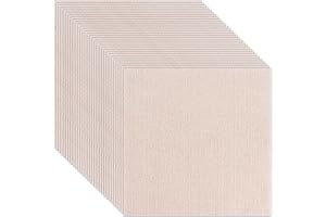 YAYODS 30Pcs Beige Carpet Tiles, 30 x 30cm Self Adhesive Carpet Tiles, Anti-Slip Hardwearing Square Carpet Flooring Tiles, Easy to Peel and Stick Carpet Floor Covering for Office Living Room Bedroom