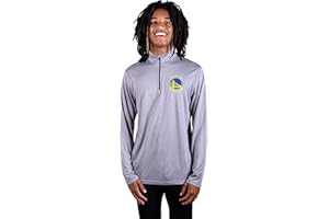 Ultra Game Męski sweter z suwakiem Te Quarter koszula sportowa szybkoschnąca koszulka, wrzosowy węgiel 19, średni