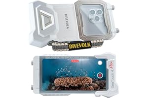 DIVEVOLK Diving Phone Case Compatible with iPhone 12/12 Pro/12 Pro Max/13/13 Pro/13 Pro Max/14/14 Pro/14 Pro Max/15/15 Pro/15 Pro Max