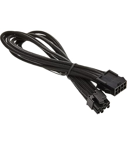 SilverStone PP06B-MB55 Sleeved 24-Pin Motherboard Cable (550mm) - For Compatible SilverStone Modular PSUs