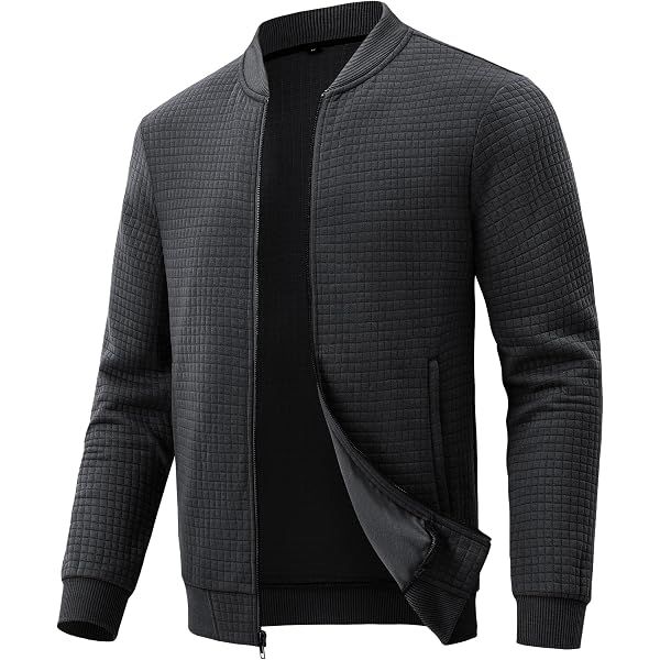 Allthemen Herren Übergangsjacke – Leichte Bomberjacke Mit Reißverschluss, Wasser- & Winddicht, Für Frühling/Herbst