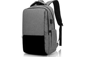 Besttravel Laptop Backpack, Business Travel Backpack with Charging Port, Water Resistant Laptop Rucksack, Anti-Theft Backpack for Men Women, Fits 15.6-inch Laptop School Bag