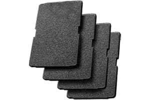GAJUS 4pcs Filtro Asciugatrice pour Beko Smeg Whirlpool Bosch 240x155x10mm 2964840100, Kit Pulizia con Filtro Panni, Spugna e Spazzola per Asciugatrice, Pulisci Filtro Asciugatrice Efficiente