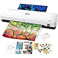A3 Laminator, 13 inches Laminating Machine with 30 Laminating Pouches for A3 A4 A5 A6, Cold and Thermal Laminator Machine for Office Home School Use