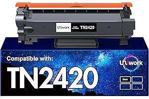 Uniwork Compatible Toner Cartridge Replacement for TN2420 TN2410 for HL-L2310D L2350DW L2370DN L2375DW MFC-L2710DW L2750DW L2710DN L2730DW DCP-L2510D L2530DW (Black, 1-Pack)