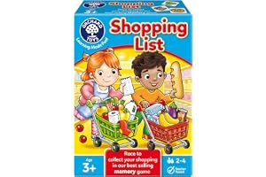 Orchard Toys Shopping List Memory Game - Matching and Memory Games for 3 Year Olds and Up - Kids Educational Toys and Learning Games - Children and Toddler Board Games Ages 3 to 7-2 to 4 Players