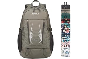 Tomule Mochila Trekking Senderismo Impermeabile Deporte Montana Bicicleta Playa Portatil Plegable Bolsa Viaje Accesorios Trabajo Hombre Trail Mujer Regalo Para Gimnasio Infantil 40L