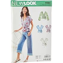 Cartamodello New Look N6625A Per Top E Pantaloni Donna - Taglie 10-22 - Foto 9