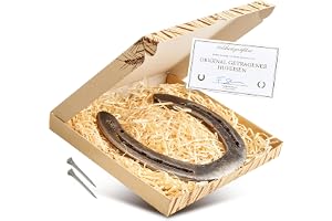 PURAJA hästsko present | Äkta bärs hästsko | lyckobringare till födelsedag, inflytt, riktfest, bröllop, dop eller födsel
