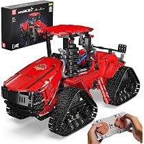 Mould King 17093 Tecnica telecomandata trattore mattoncini da costruzione Harvester mietitrebbia trattore mattoncini con motore regali per adulti da 14 anni (1357 pezzi