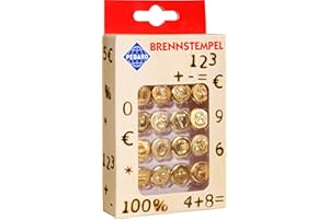 Pebaro Końcówki do pirograwerowania Cyfry i znaki