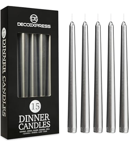 Hyoola Candele Lunghe A Cono 25 Cm - Candele Lunga Durata 8 Ore - Foto 10