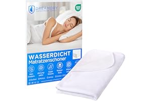 ‎DREAMDRY Dreamdry Matratzenschoner 150x200 - Inkontinenzunterlage waschbar, Matratzenschoner 150x200cm wasserdicht, wasserdichte Matratzenauflage, Nässeschutz