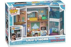 Funko Bitty Pop! Bitty Boxes: Lilo & Stitch - Lilo's Home Playset con 2 - 0,9 Pollici (2,2 Cm) minuscole Mini Figure - Disney: Lilo & Stitch - Vetrina Espositiva da Collezione - Idea Regalo