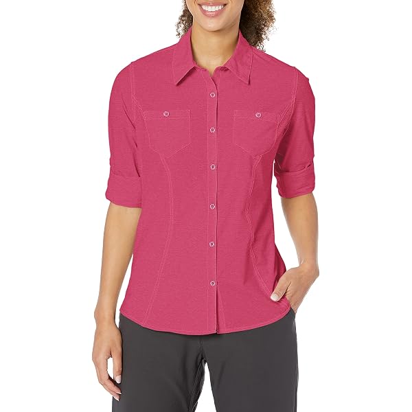 Esabel.C Damen-Hemd Langärmlig Aus Baumwoll-Stretch – Normale Passform, Knitterfrei, Für Business & Casual