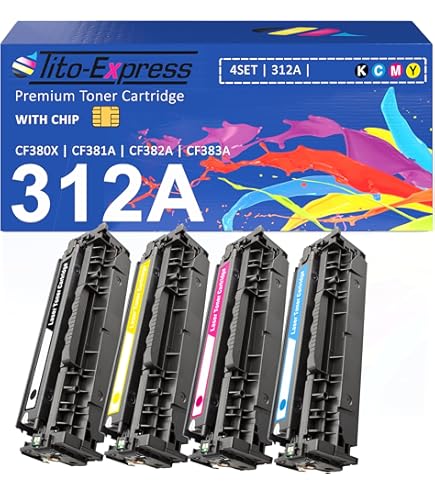 312A 312X XL Compatible with Toner HP Color LaserJet Pro MFP