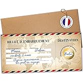 Chèque De Voyage Avec Autocollant à Gratter | Surprise