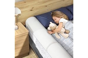 YIHATA 2in1 Toddler Bed Guard, Bed Rail for Toddlers, Bed Barrier Long Foam Detachable Foldable Model, Bed Bumper for Toddlers Baby Elderly, Travel Safety Easy to Carry Suitable for All Beds