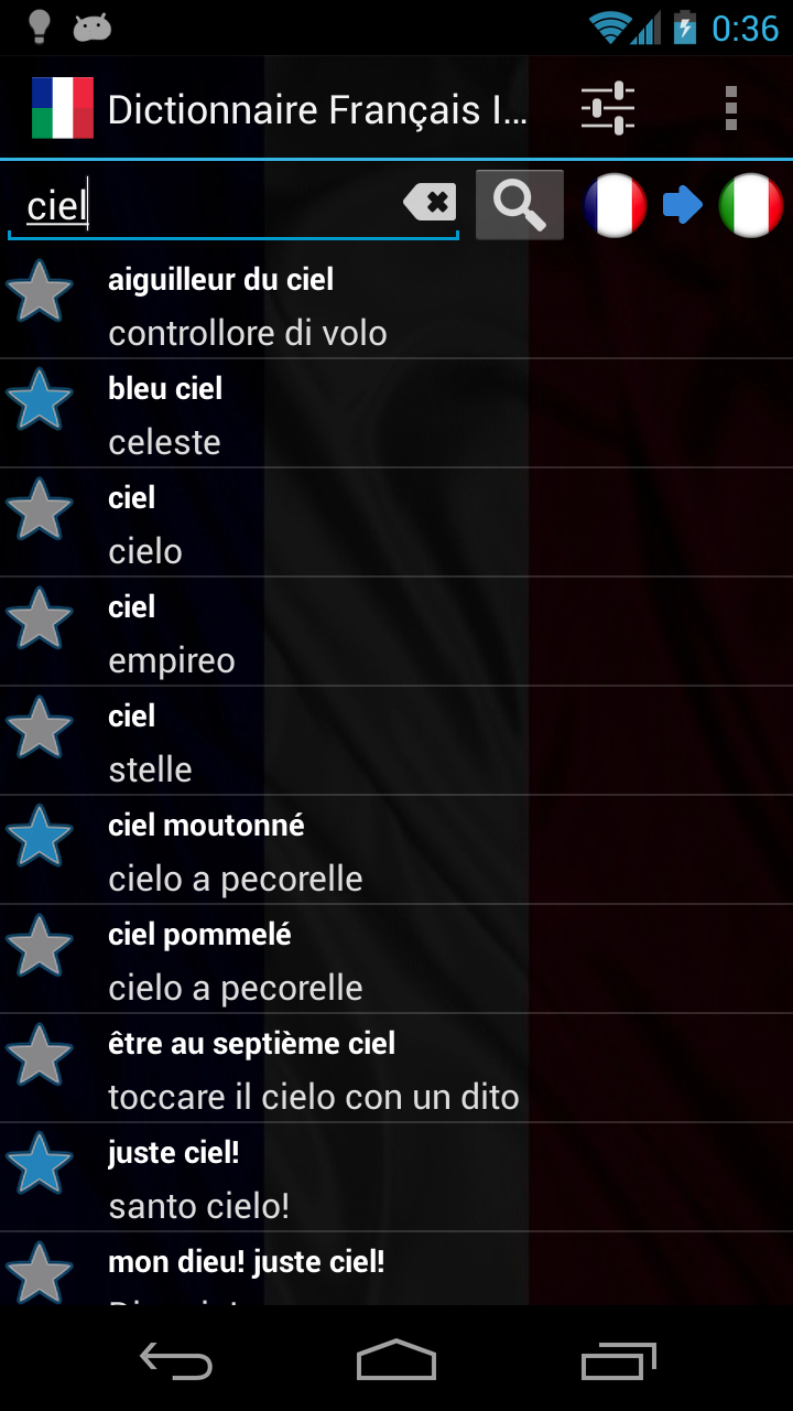 Dizionario Francese Italiano offline Amazon.it Appstore per Android