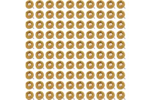Shineboc 100 Pezzi Disco per Lucidatura Con Mola Da 25mm, Mole Abrasive per Lucidatura Con Grana 80 per Utensili Rotanti Dremel per Lucidare E Smerigliare Vetro, Metallo E Legno