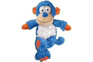 KONG - Małpa węzłów krzyżowych - Wewnętrzne wiązane liny i minimalne wypełnienie dla mniejszego bałaganu - dla małych i średnich psów