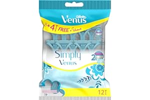 GILLETTE SIMPLY VENUS 2BLADES DISP.(8+4)12 PCS(Women razor)
