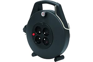 Brennenstuhl Enrouleur de câble domestique Confort-Line 10m, Fabrication Française