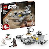 LEGO Star Wars: The Mandalorian Mando and Grogu's N-1 Starfighter Creative Toy Building for Kids Ages 75410-4 and Over