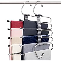 Grucce Per Reggiseno NECAMOCU - Confezione Da 2 - Appendini Per Armadio Con Clip - Colore Nero