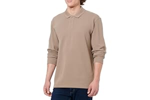 BOSS Herren Petempestolong Poloshirt aus Baumwoll-Mix mit Waffelstruktur