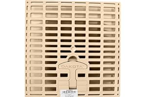 Jardibric - Grille de Regard d'Evacuation des Eaux Pluviales (28 x 28 cm pour Regard de 30 x 30 cm)