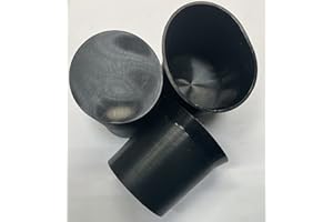 DEXIERP Force de Protection Insert Conique à Bride Bouchon et Bouchon pour Trou de 57 mm 2-1/4" ID du Tube Ouverture de la Bouteille (Paquet de 4) Caoutchouc réutilisable scellé