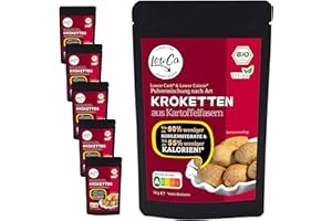‎LOWCA LOWER CARB KARTOFFELPRODUKTE | stark kohlenhydratreduziert = KETO| kalorienreduziert | protein- und ballaststoffreich | bio (6x Kroketten)