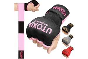 UTOXIA Boxing Inner Gel Gloves – Hand Wraps for Combat Sports, Pro Grip Elasticated Inner Gloves for Men & Women