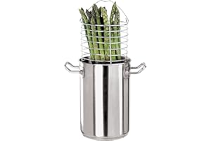 PADERNO WORLD CUISINE PADERNO 12037–16 cuociasparagi Pot 16 cm en Acier Inoxydable