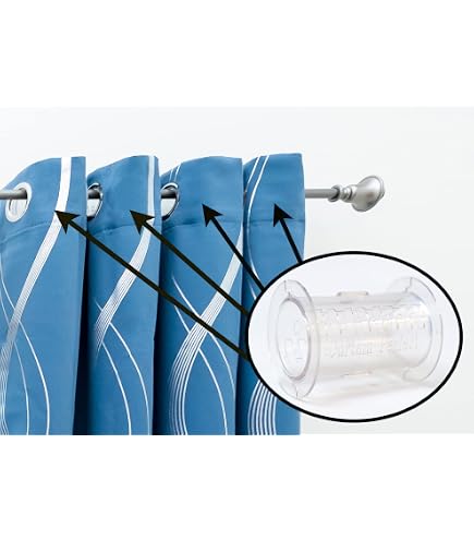 GZCZCC 16 Paires Boucles Rideaux Magnétiques 20mm - Aimants Puissants Pour Fixation Élégante