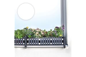 Green Creations Conjunto de ampliación masu para Ampliar un Conjunto básico masu, Soporte anticaida de jardineras y macetas, Soporte para jardineras, alféizar Ventana Exterior, (Antracita, clásico)