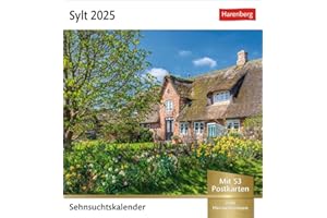 Sylt Sehnsuchtskalender 2025 - Wochenkalender mit 53 Postkarten: Reise-Kalender mit 53 Postkarten voll traumhafter Urlaubs-Fotos. Sylt für den ... Wochenkalender (Sehnsuchtskalender Harenberg)