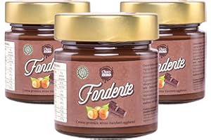 Choco Zero – Crema Proteica Crema Spalmabile Senza Zuccheri Aggiunti, Senza Glutine, Senza Lattosio, Vegano Vasetto da 200 g (3 Pezzi, Cioccolato Fondente)
