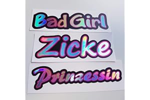 folien-zentrum 3er Set Hologramm Oilslick Rainbow Flip Flop Schwarz Aufkleber Metallic Effekt Shocker Auto JDM Tuning OEM Dub Decal Sticker Illest Dapper Oldschool