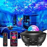 Galaxy Star Projector Night Lamp for Bedroom | Astronaut Space Projector, Night Light for Kids, Bluetooth Music Speaker, Remo