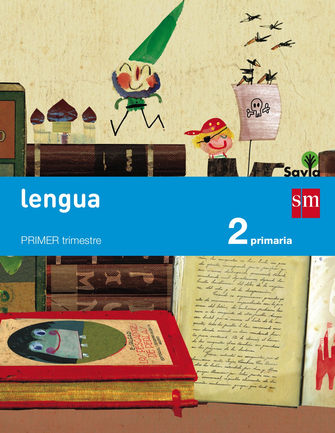Lengua, 2 Primaria, Savia, Pack de 4 libros
