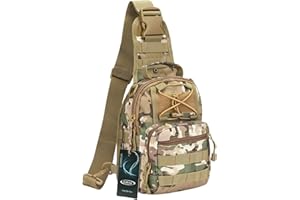 G4Free Lekki taktyczny plecak taktyczny na klatkę piersiową, wojskowy, torba na ramię, torba na klatkę piersiową, do uprawiania sportu, na kemping, wędrówki