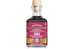 Giuseppe Giusti Saba Mosto Cotto d'Uva di Modena gęsty moszcz winogronowy z Włoch w butelce Cubica (1 x 0,25 l)