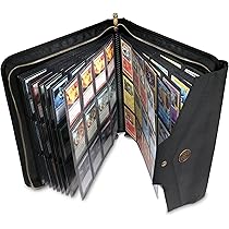 Album Per Carte Collezionabili Da 480 Posti: Raccoglitore Con Tasche Laterali, Chiusura A Cerniera, Protettivo E Impermeabile