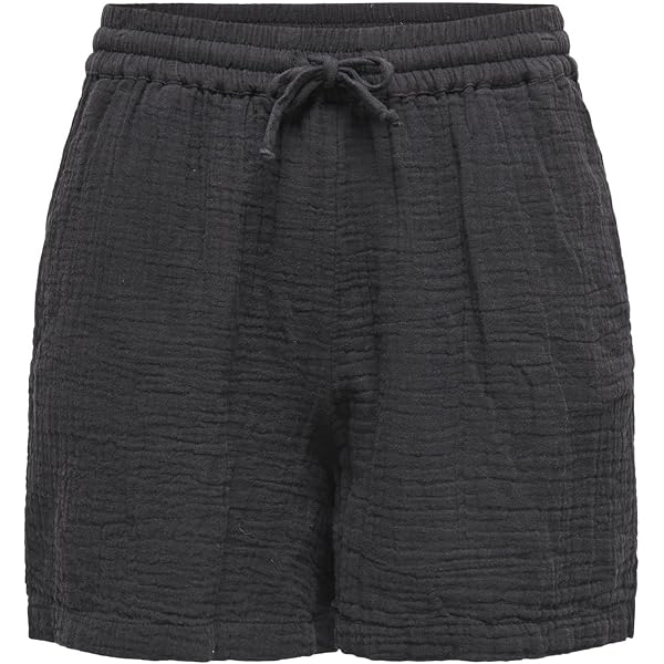 Short Femme ONLY Onlalmina Life Noos Ptm Noir Taille 40 - Confort Élégant Et Léger