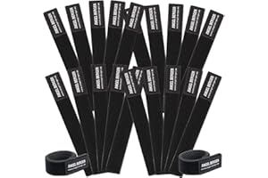 Angel-Berger Ruten Klettband Rutenbänder 10x Neopren Rutenband angeln 2er Set