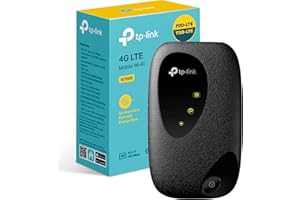 TP-Link M7000 - Router 4G móvil, WiFi MiFi 4G Cat4,150 mbps, Batería 2000 mAh, Conexiones hasta 10 Dispositivos
