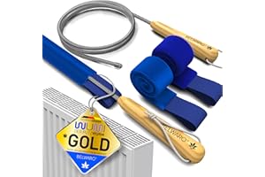 BELWARO NEU! Heizkörper Reinigungsbürste WUMI mit 2 extralangen Mikrofaser Schläuchen, super flexibel & waschbar/blitzschnelle Reinigung
